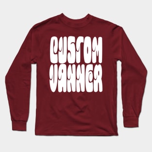 Bubble Custom Vanner (White) Long Sleeve T-Shirt